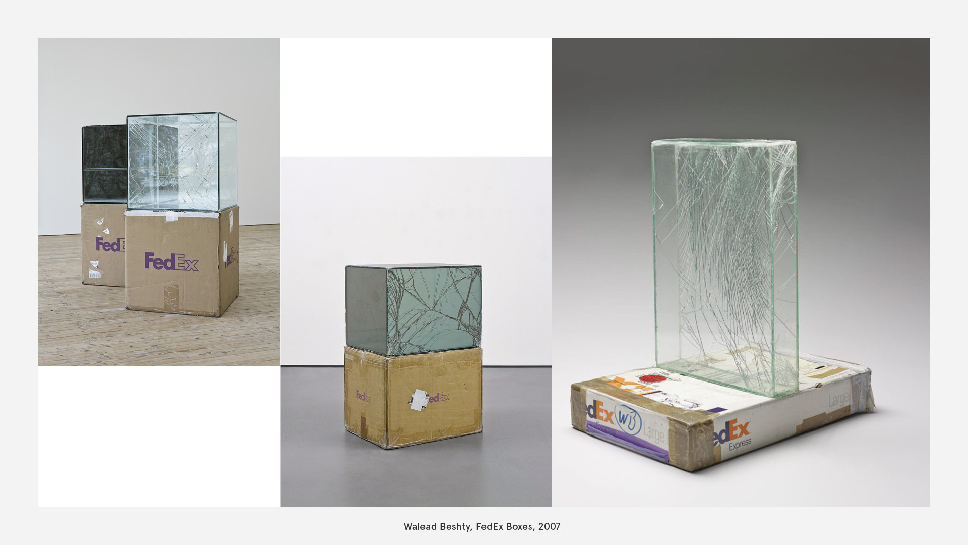 Walead Beshty, FedEx Boxes, 2007